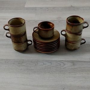 Langenthal set of 7 espresso cups and saucers hard to find